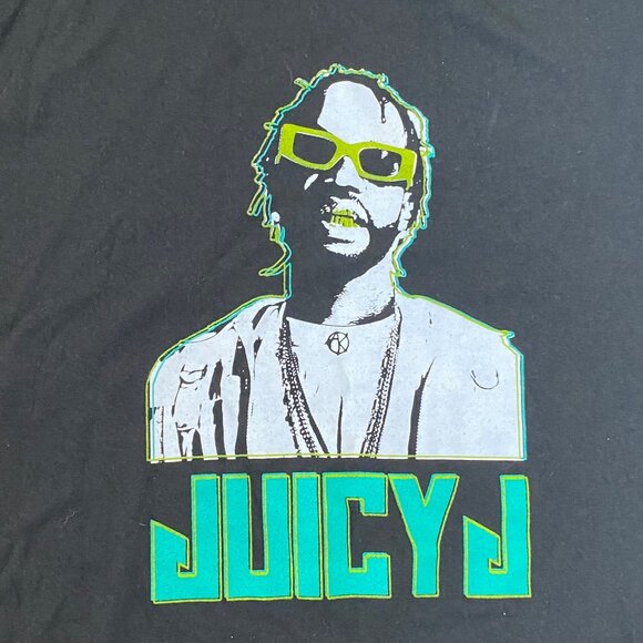 Juicy J Graphic T-Shirt Black XL By Port & Co. 2025 Dob Jam Presented By SGA - Picture 2 of 6